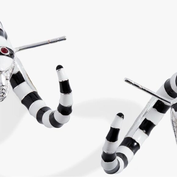 Alex And Ani Limited Edition Beetlejuice  Hoop Earrings SOLD OUT - Picture 4 of 7